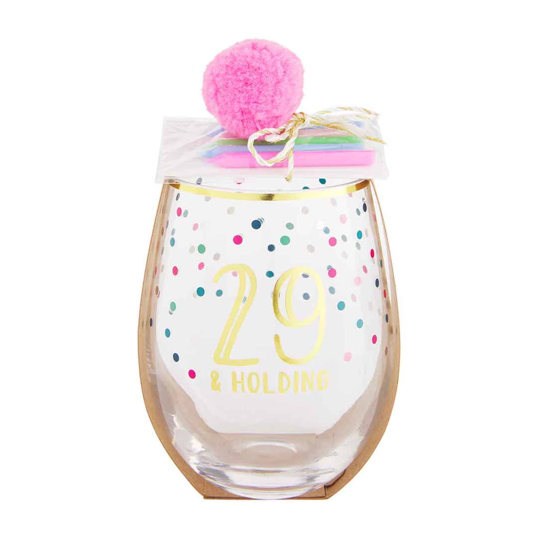 29 Birthday Wine Glass
