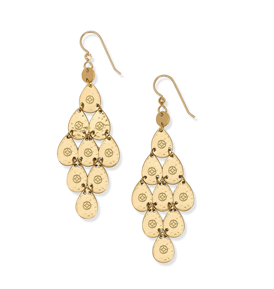 Palm Canyon Teardrop French Wire Earrings