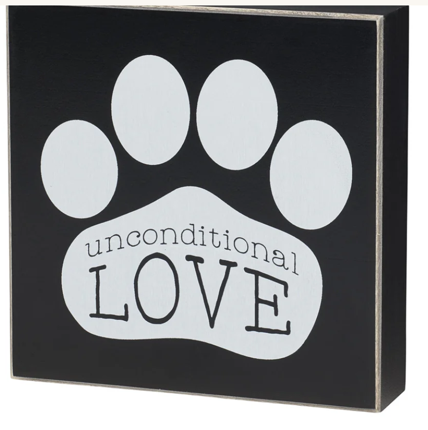 Unconditional Love Paw Jute Box