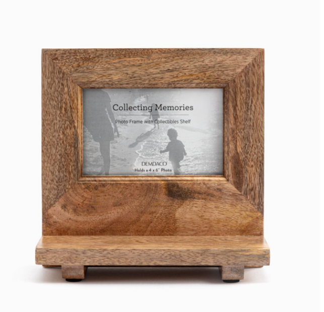 Collecting Memories Wood Frame with Shelf