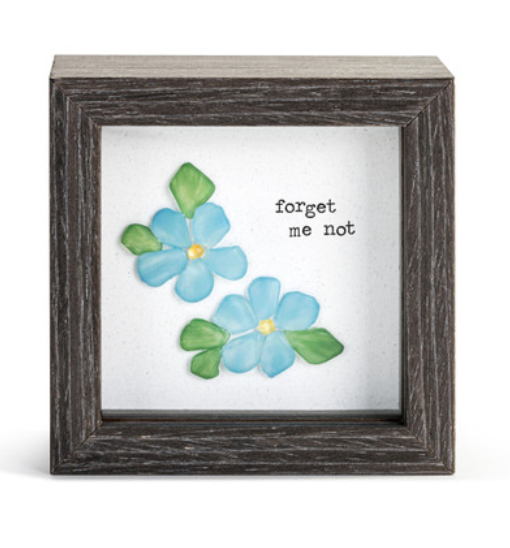 Forget Me Not Shadow Box