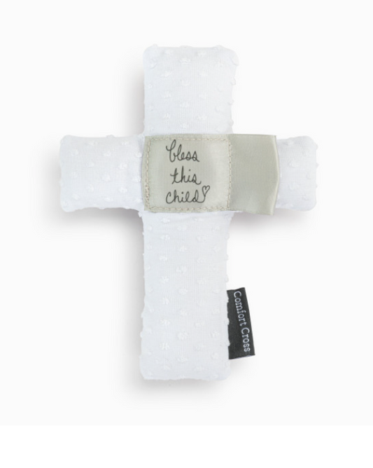 Bless This Child Plush Cross