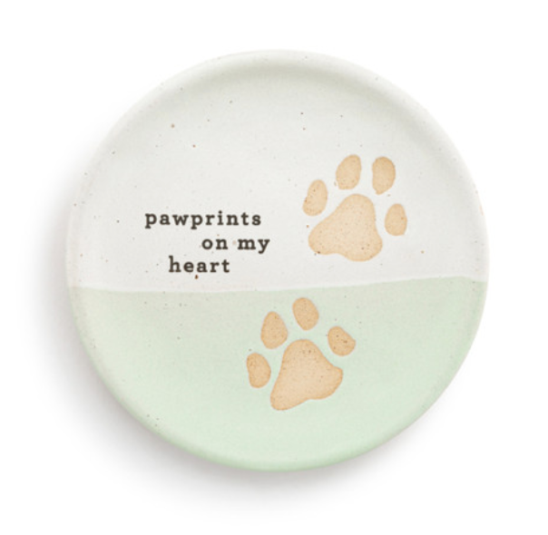Paw prints trinket trays