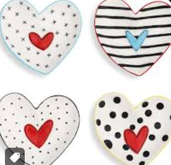 Heart Treasure Trinket Trays