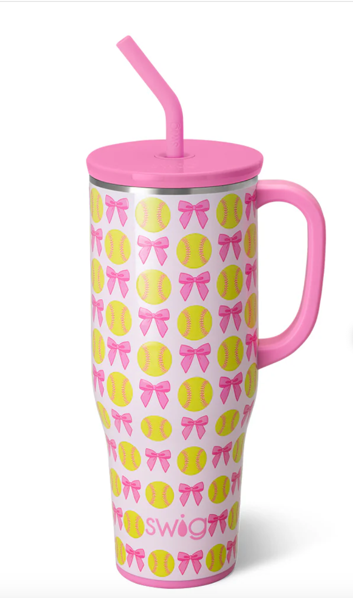 Pitch Hit Run Mega Mug 40oz