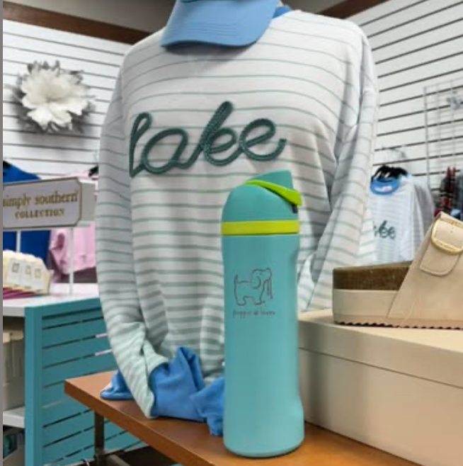 Simply Southern Green Stripe Lake Pullover