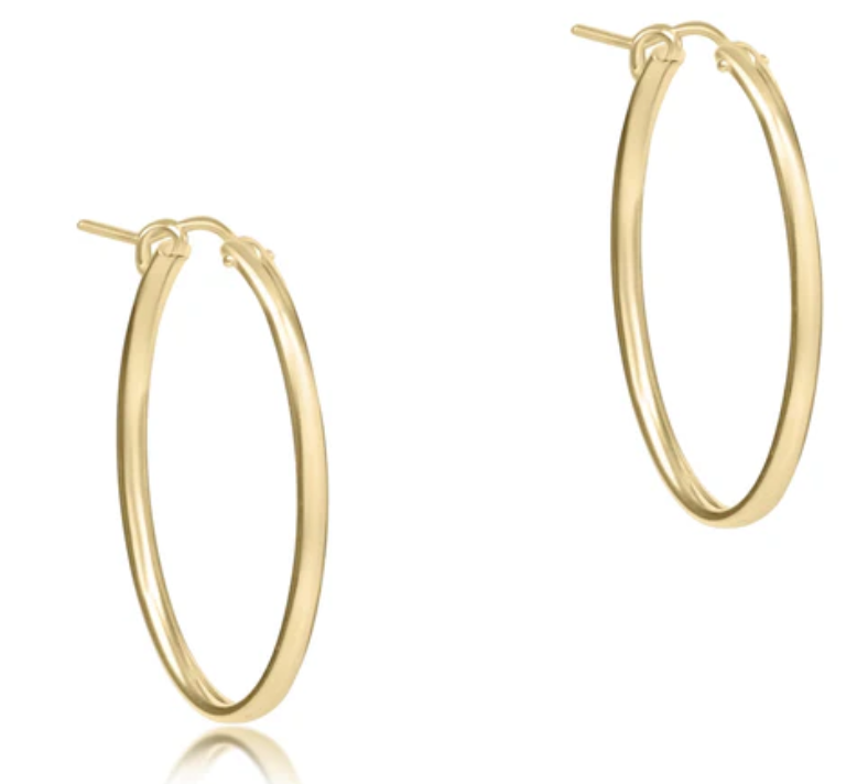 Oval Hoop Smooth