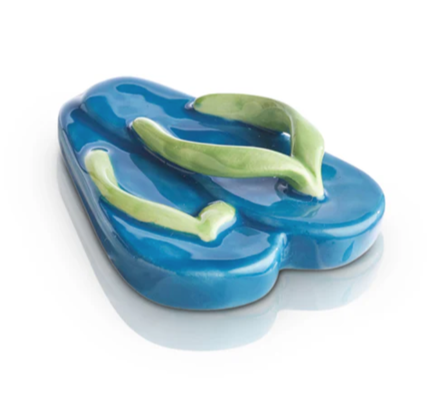 Sunning and Funning Blue FlipFlops Mini
