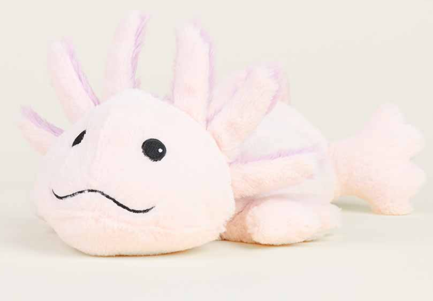 Pink Axolotl Warmies Junior