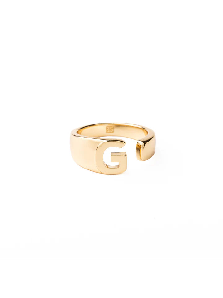 Luxe Sydney Initial Ring