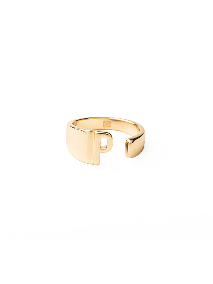 Luxe Sydney Initial Ring
