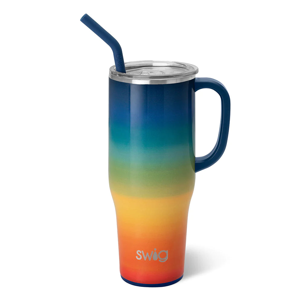 Retro Rainbow Mega Mug
