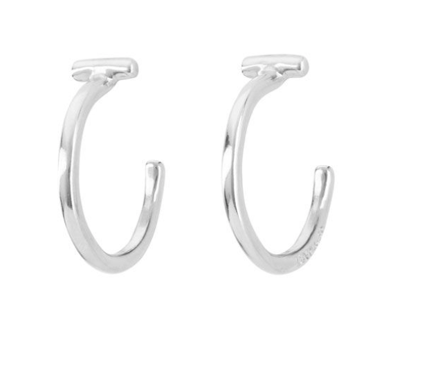 It's Electrifying Hoop Earrings- Silver