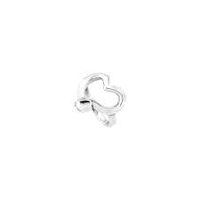 Straight To The Heart Silver Ring