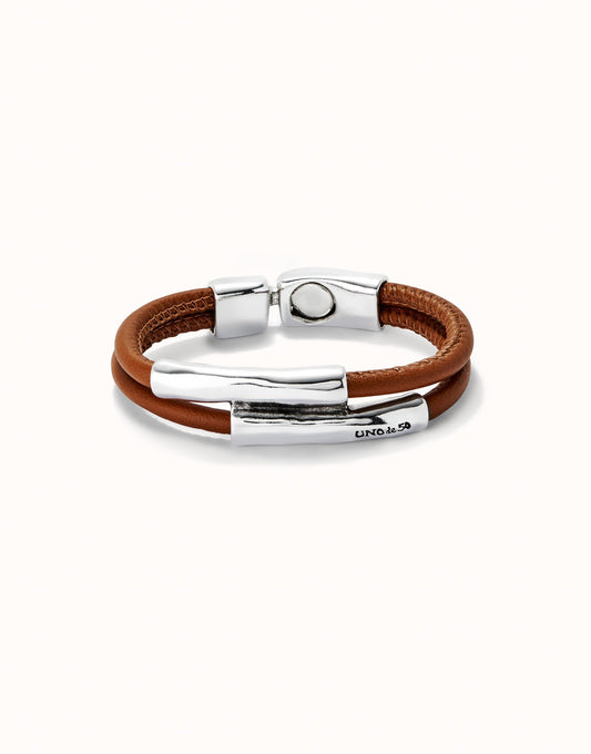 Double Leather Bracelet