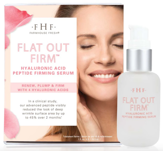 Flat Out Firm Hyaluronic Acid Peptide Firming Serum 1oz