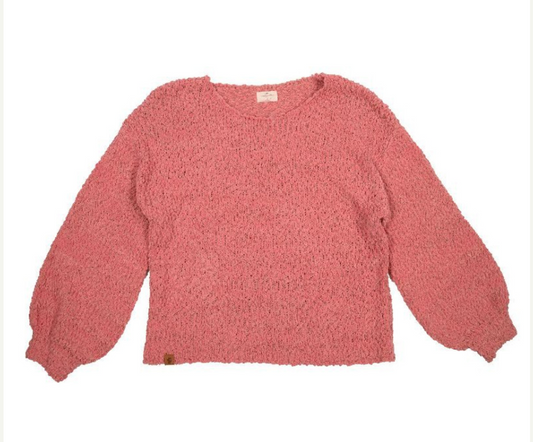 Pink Popcorn Crew Sweater