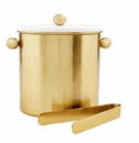 Brass Ice Bucket Set