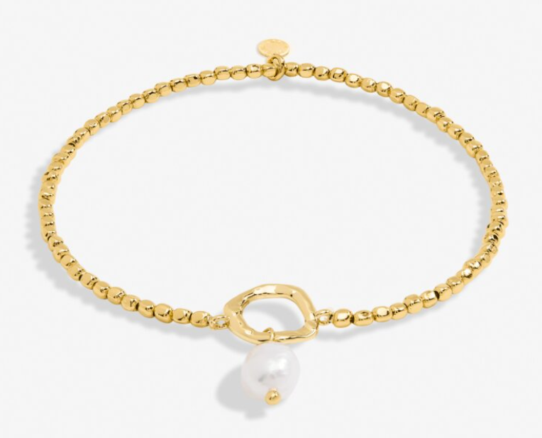 Solaria Baroque Pearl Loop Bracelet In Gold-Tone Plating
