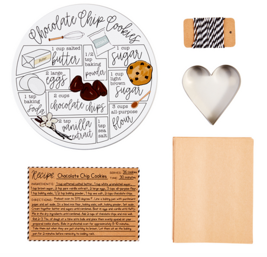 Chocolate Chip Recipe Tin Box