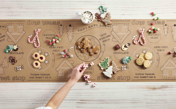 Holiday Kraft Table Runner