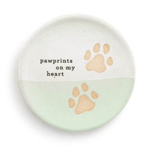 Paw prints trinket trays