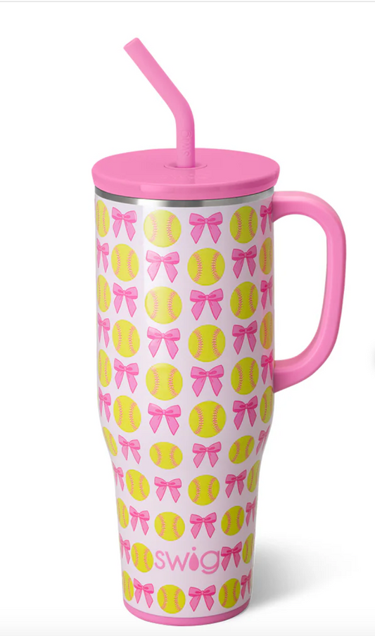 Pitch Hit Run Mega Mug 40oz