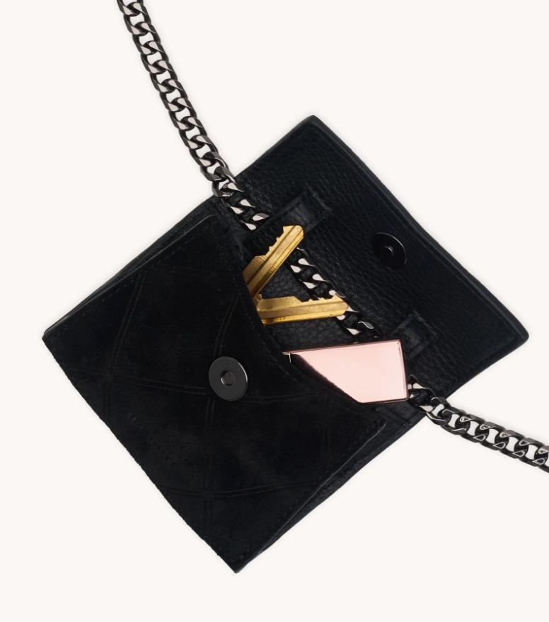 Montana Pendant- Noir Diamond Suede