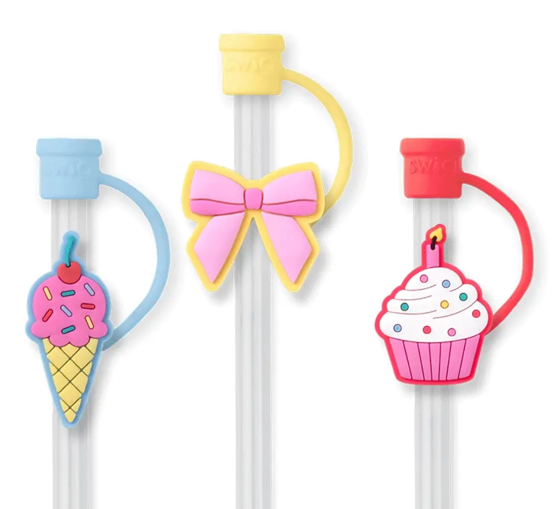 Scoop There It Is Straw Topper Set