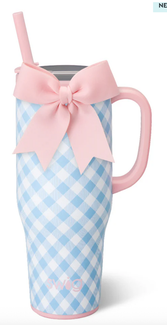 Gingham Mega Mug 40oz