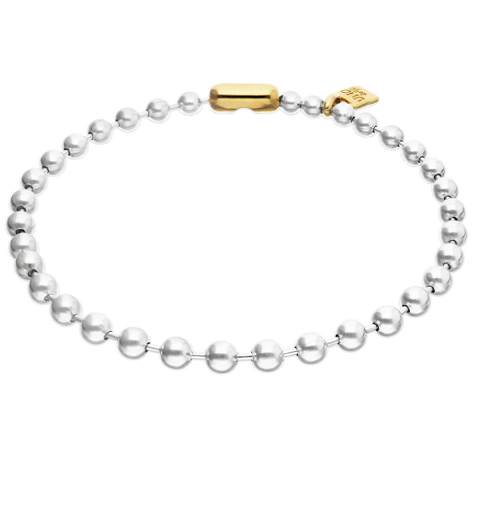 Beat Necklace- Mixed Metal