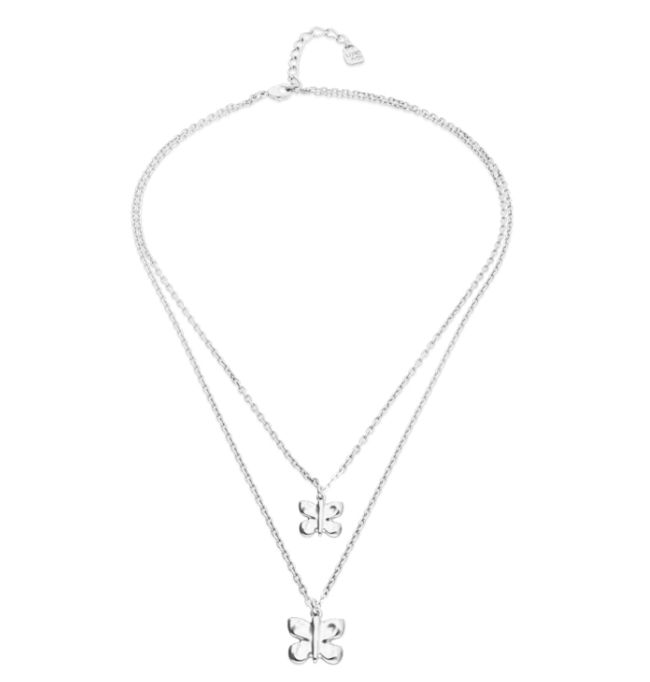 Flutter Necklace- Silver