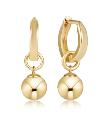 Huggie Gold 0.5" Hoop