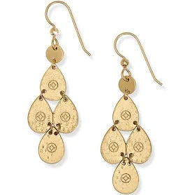 Palm Canyon Small Teardrop French Wire Earrings