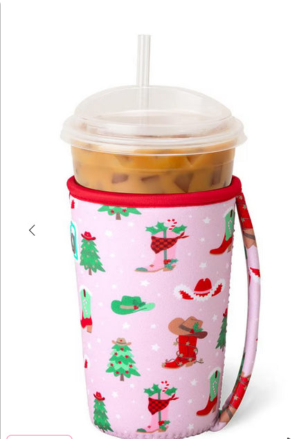 Howdy Holidays Iced Cup Coolie