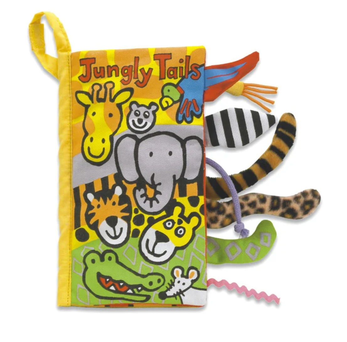 Jungly Tails Fabric Book