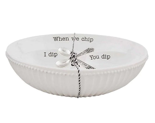 Chip And Dip Bowl Set