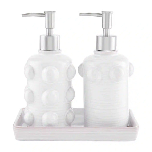 Beaded Ceramic Soap Set