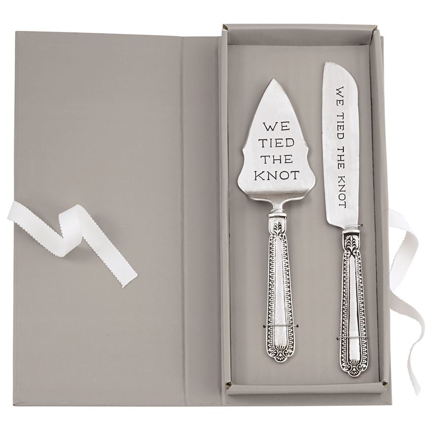 Wedding Cake Knife and Server Set