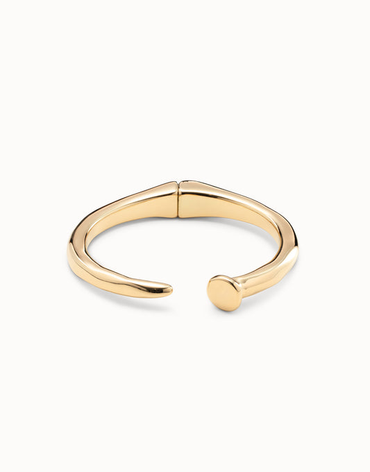 Gold Nail Bracelet, Medium