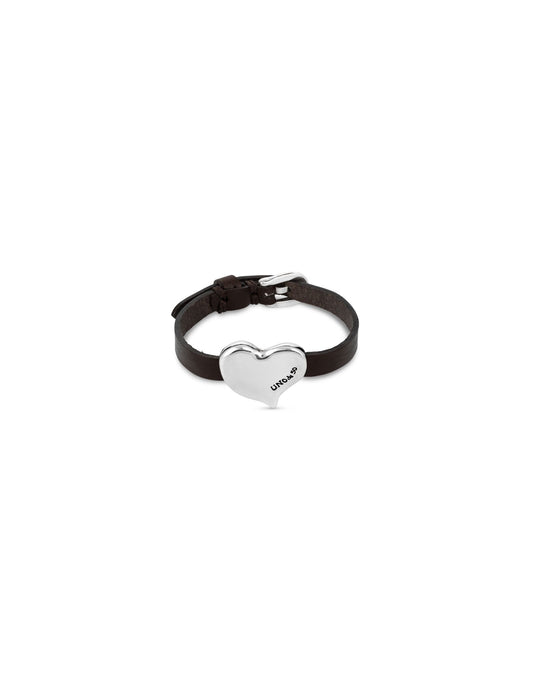 Uno Heart Bracelet, Silver